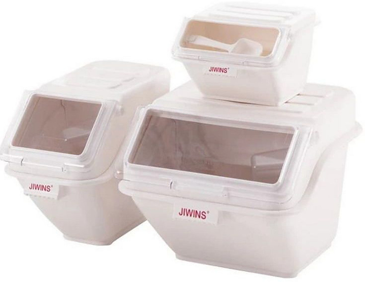Контейнер для сыпучих продуктов MACO Jiwins JW-S20 43х29 см h 59 см, белый