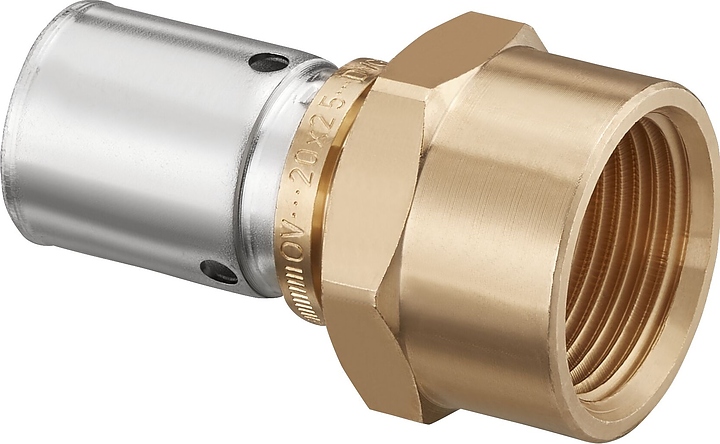 Пресс-соединение Oventrop Cofit P 1512257, PN 10, 63х6 мм - Rp 2" (ВР), латунь