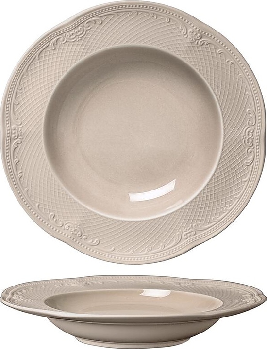 Тарелка глубокая Noble Aristocrat Peach Tea 313004-PEACH 275 мл d=23 см (фарфор)