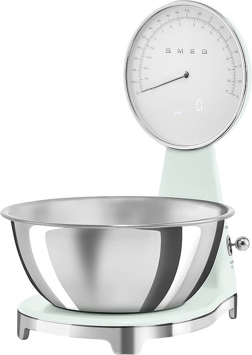 Весы кухонные SMEG KSF01PGWW пастельные зеленые