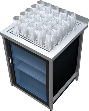 Стол спиллстоп BARMADE 700х700х900 мм