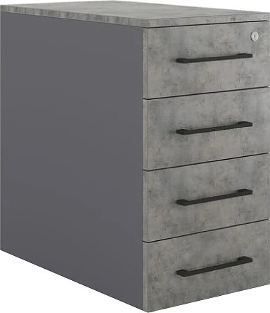 Тумба приставная КОБОР TS4-40/80 graphite/chicago