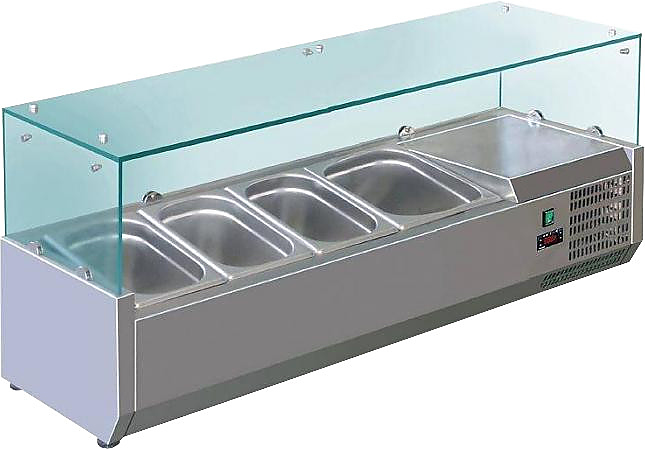 Витрина холодильная Koreco VRX 1200-380 (395II)