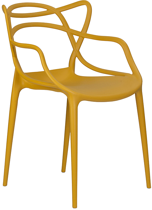 Стул обеденный DOBRIN 601PP-LMZL MASTERS (горчичный)