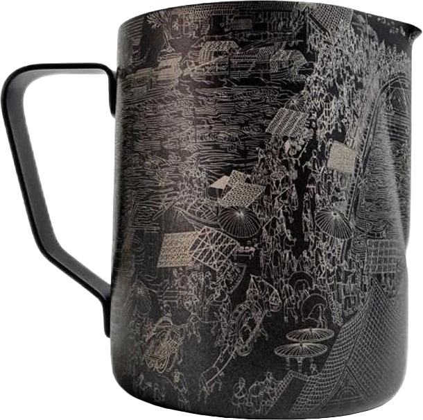 Питчер P.L. Barbossa D000821-6 Coffee Classic Color "Black Pattern" 600 мл (нерж. сталь) черный