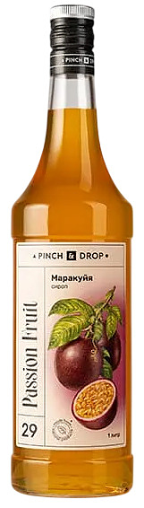 Сироп Pinch&Drop 05030408 Маракуйя 1 л (бутылка стекло)