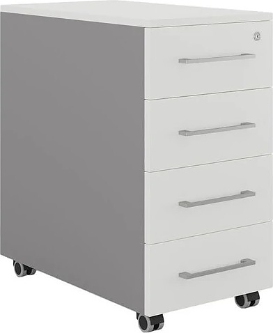 Тумба мобильная КОБОР TМ4-40/70 aluminum/premium