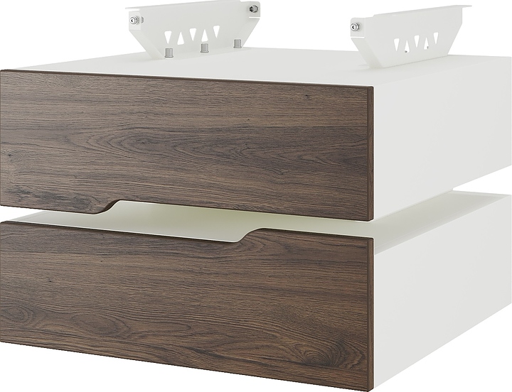 Тумба подвесная КОБОР T-2 white/charlston