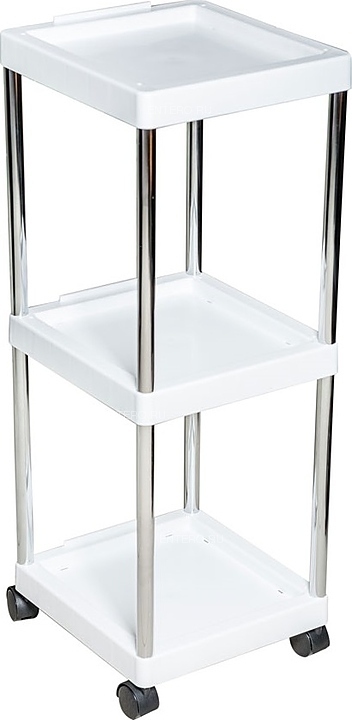 Тележка парикмахерская Имидж Мастер IM 6004 белая