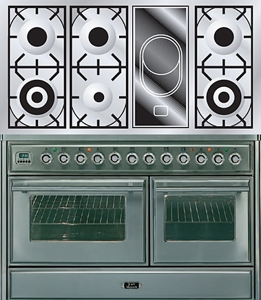 Газовая плита с духовым шкафом ILVE MTS-120VD-VG
