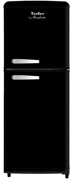 Двухкамерный холодильник TESLER Margherita RT-110 BLACK 110 л, черный
