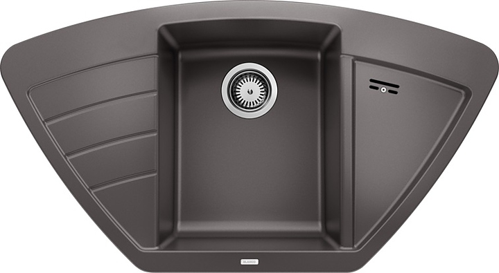 Кухонная мойка Blanco Zia 9 E темная скала