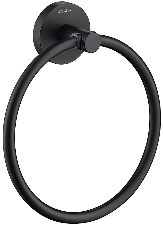 Полотенцедержатель Aquatek Европа AQ4112MB черный матовый