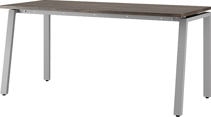 Стол офисный КОБОР AB-120/60 aluminum/charlston