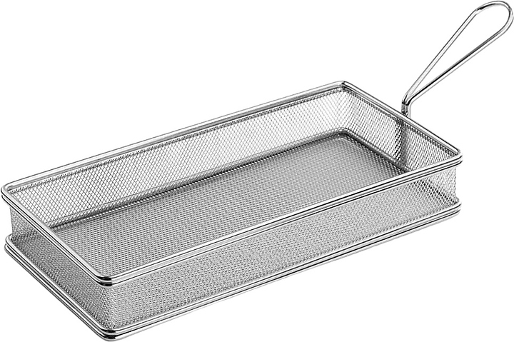 Корзинка для подачи P.L. Proff Cuisine MCB-10TN (HONRY) 25,2х13,2 см h=4,1 см (нерж. сталь)