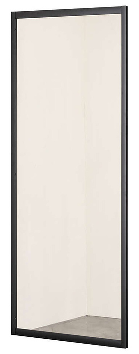 Душевая перегородка Taliente Amato TA-08-1CB 80х195 см матовый черный