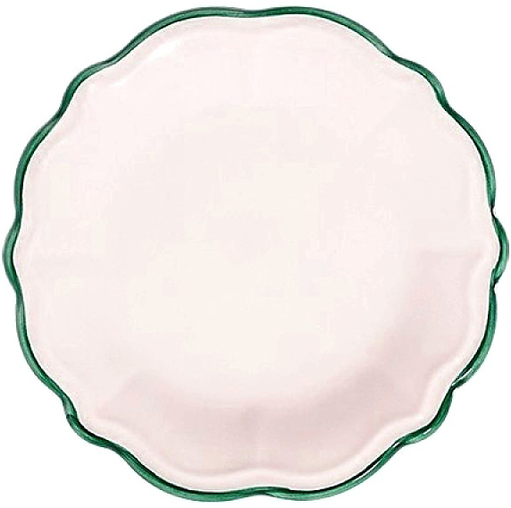 Тарелка основная ID Fine Line Green FLY26DZ470RIM 26 см