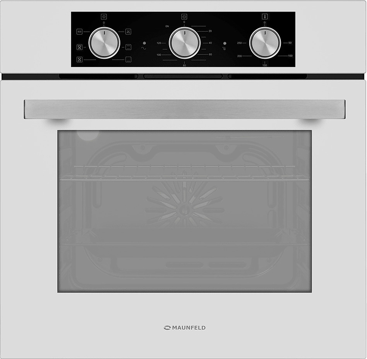 Духовой шкаф Maunfeld AEOF6060W белый / стекло