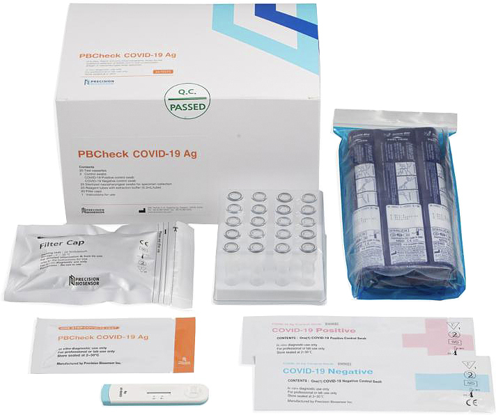 Набор экспресс-тестов на COVID-19 Precision Biosensor PBCheck COVID-19 Ag 20 шт.