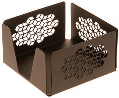 Салфетница Luxstahl Ажурная 130х130х70 мм бронза