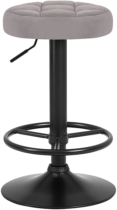 Табурет барный DOBRIN 5008-LM BRUNO BLACK (серый)