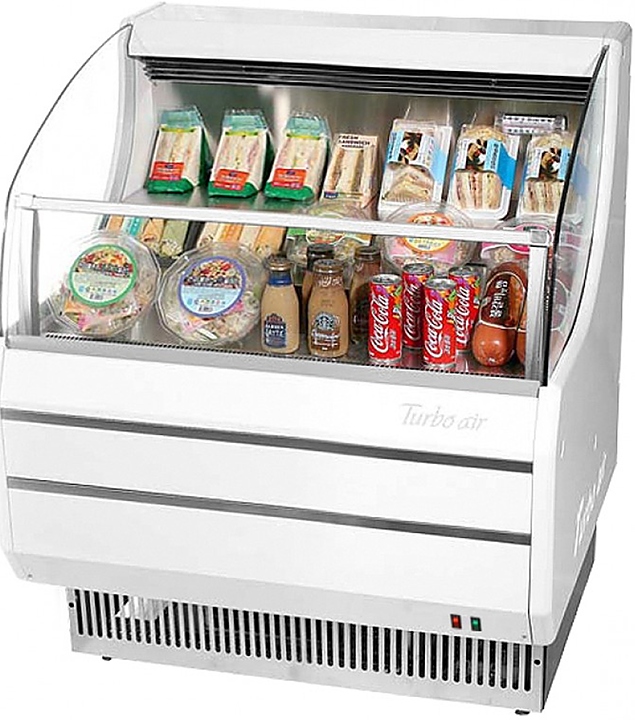 Витрина холодильная Turbo air TOM-40S белая