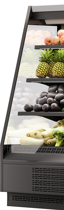 Боковина для горки холодильной Dazzl Vega 080 H210 Plug-in со стеклопакетом левая