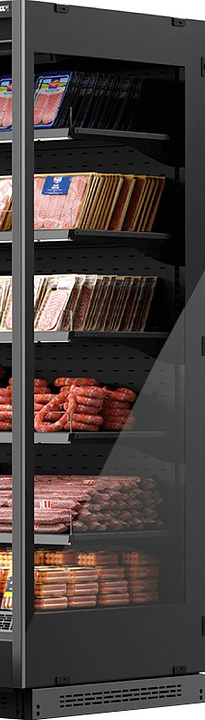 Боковина для горки холодильной Dazzl Vega 090 H210 металлическая правая