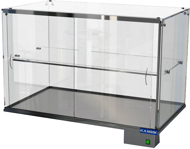 Витрина нейтральная КАМИК 1000х450х600(700) мм