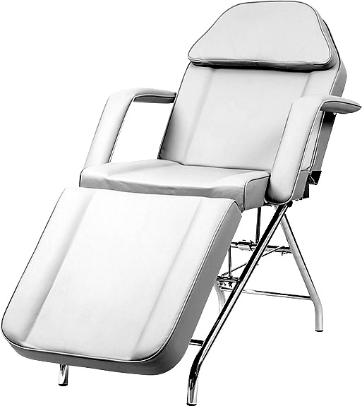 Кресло косметологическое Мэдисон&Co МД-3560, каркас хром, серебро