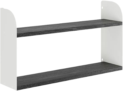 Полка КОБОР S1-80/20 white/wood