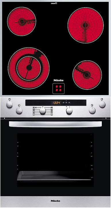 Встраиваемый зависимый комплект Miele H 4117 EР сталь