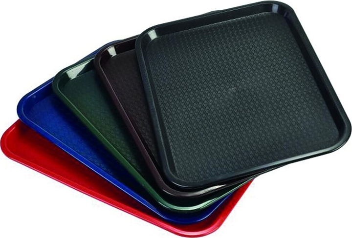 Поднос P.L. Barbossa 81222541 Fast-Food 41,3х30,5 см h=2 см (пластик) черный