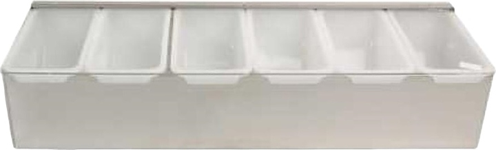 Контейнер для фруктов и специй P.L. Proff Cuisine JQ-OT282B (БАР) 38*15*9 см 5 отделений (нерж. сталь)