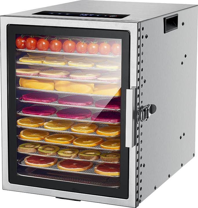 Сушилка для овощей и фруктов Airhot FD-10 GLASS-B