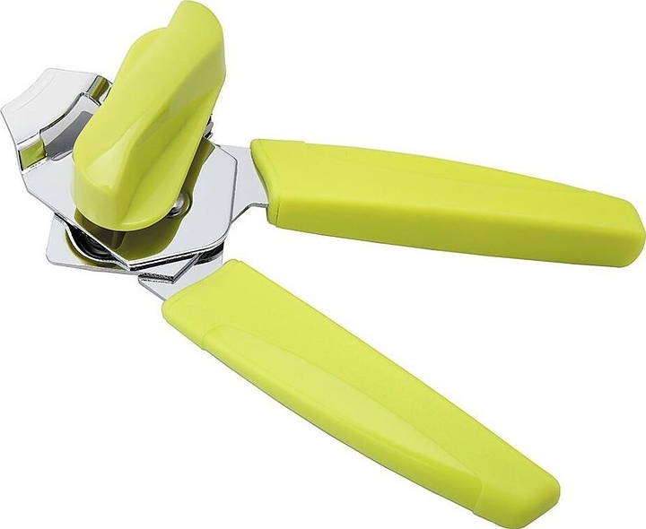 Открывалка для консервных банок Sunnex MZF11 (нерж. сталь / пластик) желтая