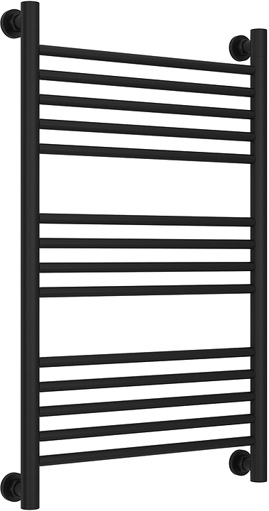 Полотенцесушитель водяной Сунержа Богема+ 80x50 см с прямой перемычкой, матовый черный