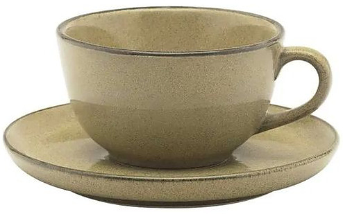 Пара чайная Oxford FLAT Shape OCRE 141354