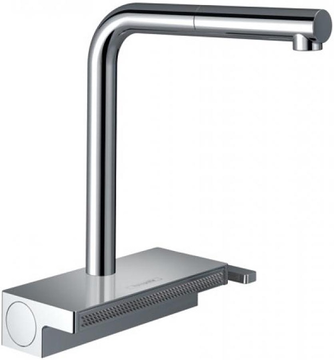Смеситель для кухни Hansgrohe HG M81 Aquno Select 250 73836000 с вытяжным душем, хром