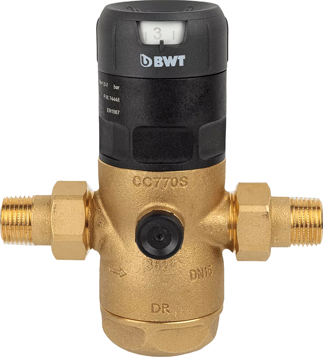 Редуктор давления BWT D1 Eco 3/4“латунь, горячая вода