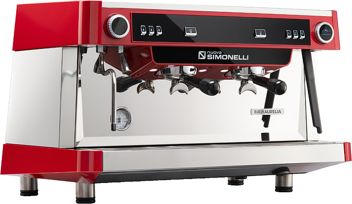 Кофемашина Nuova Simonelli NUOVA AURELIA SEM 2Gr S 220V red+high groups+Group Display