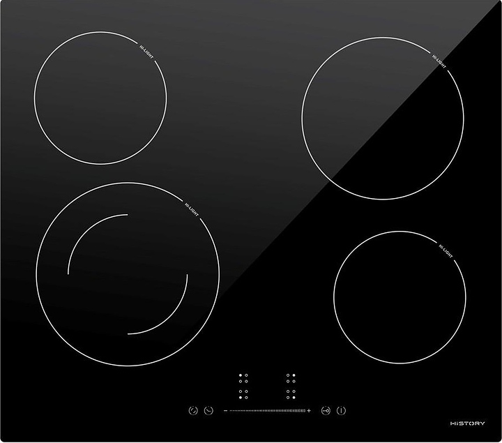 Варочная панель электрическая HiSTORY HC6411 BBK черная