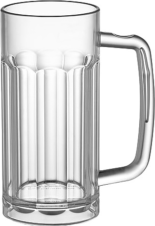 Кружка для пива Gastroplast GC-07 360 мл (поликарбонат) прозрачная матовая