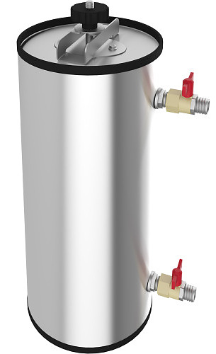 Водоумягчитель ПищТех VS-16 190х260х638 мм нержавеющая сталь