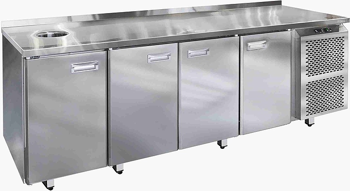 Стол холодильный Finist СХСns-700-4 с нейтральной секцией