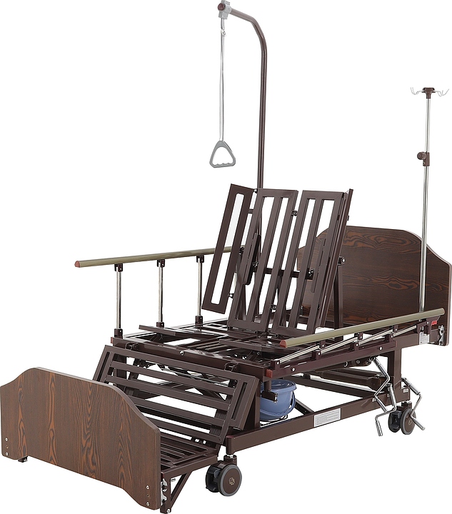 Кровать медицинская механическая Med-Mos Е-45А (ММ-5624Н-02) с РУ