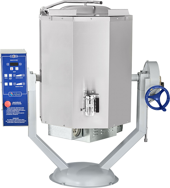 Котел пищеварочный Abat КПЭМ-60-ОМР-ВК со сливным краном