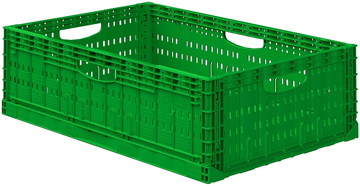 Ящик для овощей и фруктов iPlast FC-6418 600х400х180 мм салатовый