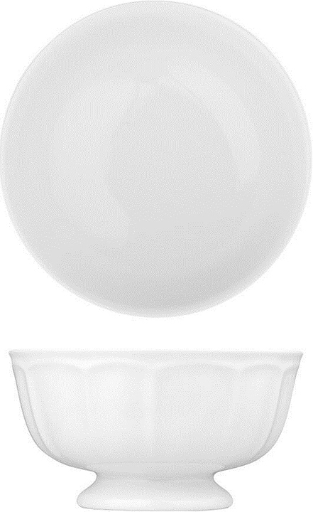 Салатник Noble Bella 305503А 1770 мл d=21,5 см h=10 см (фарфор) белый