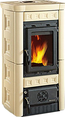 Дровяная печь-камин La Nordica Gaia PE бежевый